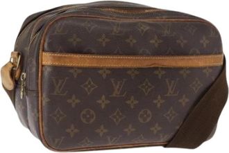 Louis Vuitton Pre-owned Canvas Cross Body Tas - Dames - Vintage Schoudertas - Bruin - ONE Size - Vintage