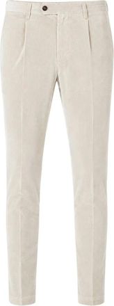 BRIGLIA 1949 Broeken, Heren, Beige, XL, Katoen, Chino Broek