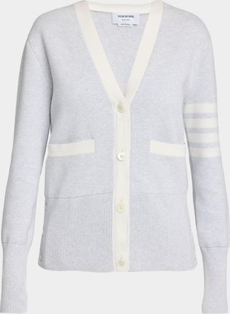 Thom Browne Milano Knit V-Neck Cardigan