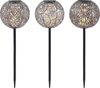 Lindby Lindby L&aacute;mpara Solar vilani En Gris De Metal