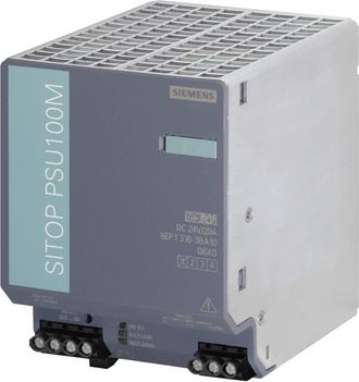 SIEMENS Fuente De Alimentaci&oacute;n Sitop Psu8200, 1 Fase Dc 24 V/20 A, 6ep13363ba10