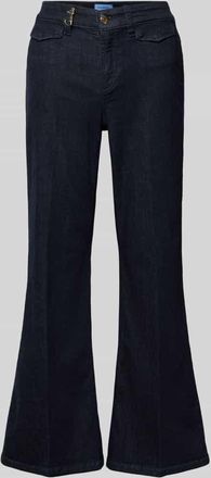 Cambio Cambio Regular Fit Bootcut Jeans aus Baumwoll-Mix Modell FABIENNE in Jeansblau, Gr&ouml;&szlig;e 32