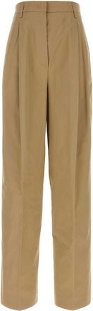 Prada Kamerkleurige Katoenen Broek
