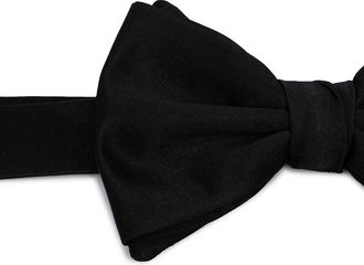 Emporio Armani Silk Bow Tie - Black