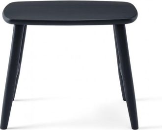 SIA D&eacute;co Taburete de roble negro H40