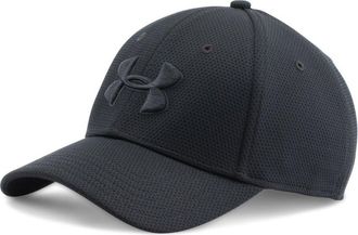 Under Armour Blitzing Mens Cap, Black-white, X-Large-XX-Large
