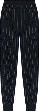 Stella McCartney Pantaloni sportivi gessati - Blu