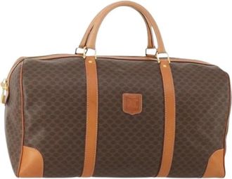 Celine Pre-owned Vintage Boston Bag - Dames - Vintage Weekendtas - Bruin - ONE Size - Leer - Vintage