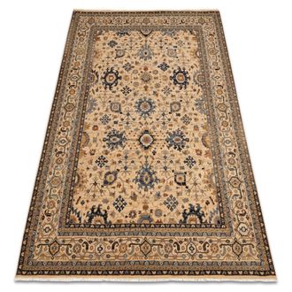 RugsX RugsX Wool Keshan Rug in Beige | Size: 120 cm x 145 cm