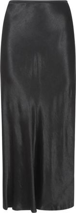 Maison Margiela Dames, Rokken, Zwart, Maat: 2XS Satijn