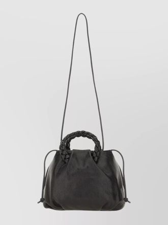 Hereu lamb leather bombon supple shiny medium shoulder bag