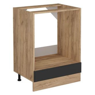 Vicco Armario Para Horno Empotrado R-line, Antracita Casa De Campo, 60 Cm Sin Encimera Vicco