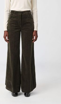 Aspesi Mid-Rise Flared Velvet Trousers
