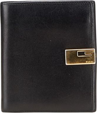 Gucci Black Leather Wallet (Tri-Fold) (Pre-Owned)