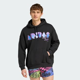 adidas Mens x Jeremy Scott Hoodie - Black - Size X-Small
