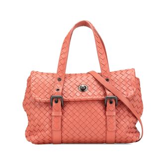 Bottega Veneta Geweven Leren Schoudertas