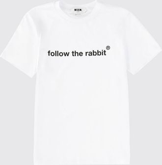 Msgm T-shirt in cotone con slogan Msgm