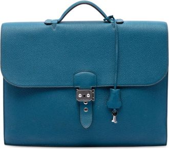 Herm&egrave;s Pre-owned Hermes Togo Sac A Depeches 38 Unisex 07VFTUX5A4SN7UHU