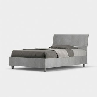 Les Tendances Cama De Una Plaza Y Media 120x200 Cm Con Caj&oacute;n Y Cabecera Inclinada Demas