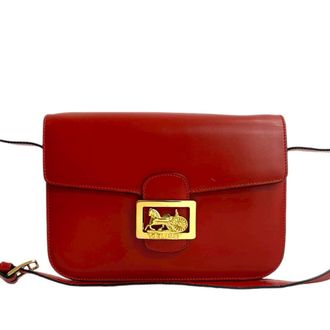 Celine Pre-owned Celine Calfskin Horse Carriage Crossbody ZBTVM7JNT9KKWOKF