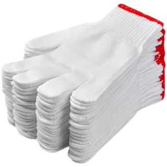 OEM 12 Pares De Guantes De Trabajo De Algod&oacute;n, Guantes De Construcci&oacute;n Antideslizantes