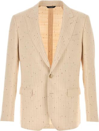 Dolce & Gabbana Embroidered Jersey Blazer