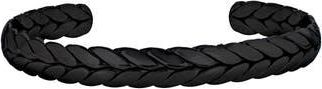 American Exchange Mens Braided Cuff Bracelet in Black at Nordstrom Rack