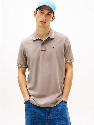 Tommy Hilfiger Tommy Flag Regular Fit Tipped Polo Shirt