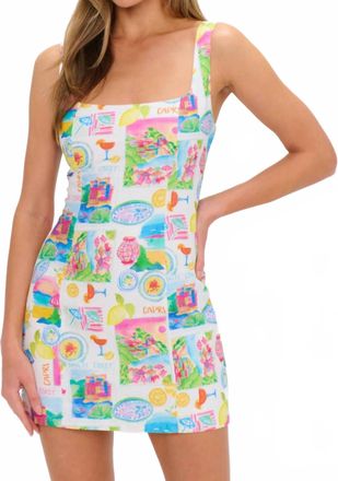 Show me your Mumu Steph Mini Dress In Amalfi Coast Linen