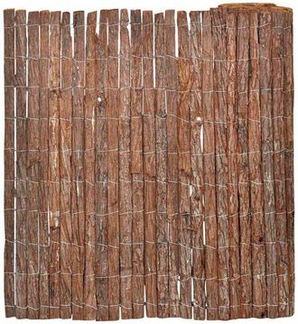 vidaXL Valla De Corteza Marr&oacute;n 100 X 600 Cm Corteza Vidaxl