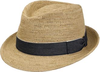 Lierys New Crochet Trilby Raffia Hoed by Lierys