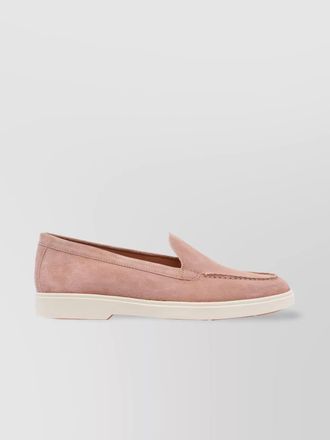 Santoni leather loafers