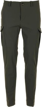 Roberto Ricci Design Slim-fit Broeken - Heren - Slim Fit Broeken - Groen - L - Broeken