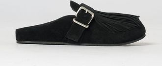 Vic Mati&eacute; Mules in camoscio con frange