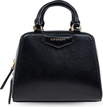 Givenchy nano Antigona Cube tote bag - women - Buffalo Leather - One Size - Black