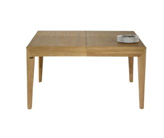 Robin des Bois Mesa cuadrada de roble para 6/8 comensales beige