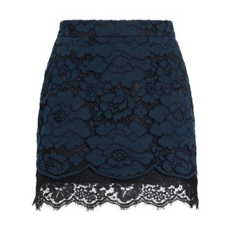 Patou Dames, Rokken, Blauw, Maat: M Katoen