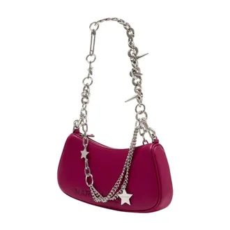 Marc Jacobs Womens Leather Shoulder Bag Pink Cowhide