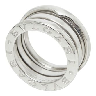 Bulgari White Gold White Gold (18K) Band Ring (Pre-Owned)