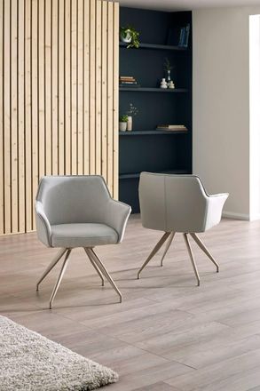 Julian Bowen Noah Upholstered Dining Chair in Ivory