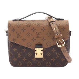 Louis Vuitton Pre-owned Pochette Metis Monogram Reverse 2way bag - Dames - Pre-owned - Bruin - Maat: ONE Size Leer