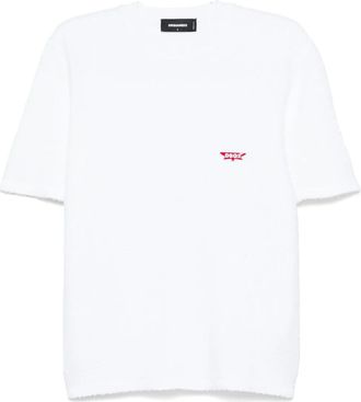 Dsquared2 cloth-effect T-shirt - men - Cotton - M - White