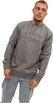 Iceberg Hombre, Sudaderas, Gris, Talla: M