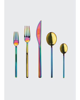 Mepra Due Rainbow 20-Piece Flatware Set