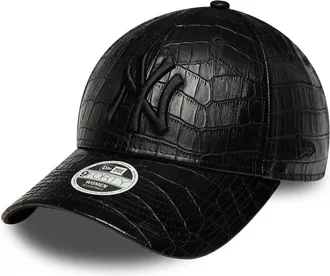 New Era Womens Baseball Cap 9forty Black Undervisor: Cotton; Crown Hat