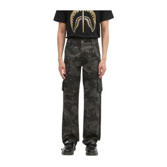 Alpha Industries Jet Camo Pant - Heren - Straight fit broeken - Zwart - W31 - Katoen - Broeken