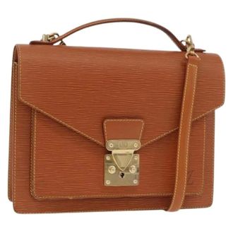 Louis Vuitton Pre-owned Handbags, female, Brown, Size: ONE SIZE Pre-owned Epi Leather Hand Bag