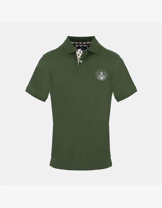 Aquascutum Mens Polo Shirt - Green - Size: 2X large