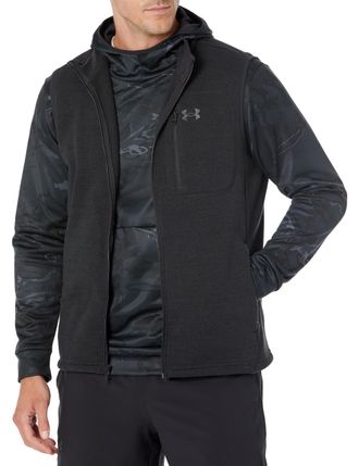 Under Armour Mens Specialist Vest, (001) Black/Black/Jet Gray, S