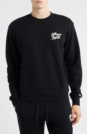 Billionaire Boys Club BB Small Script Cotton Sweatshirt in Black at Nordstrom Rack, Size Xx-Large R